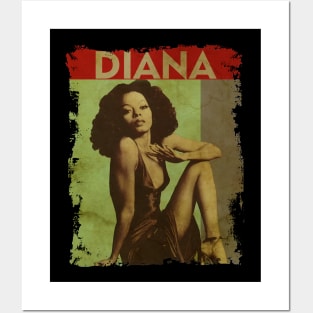 TEXTURE ART-Diana Ross - RETRO STYLE 2 Posters and Art